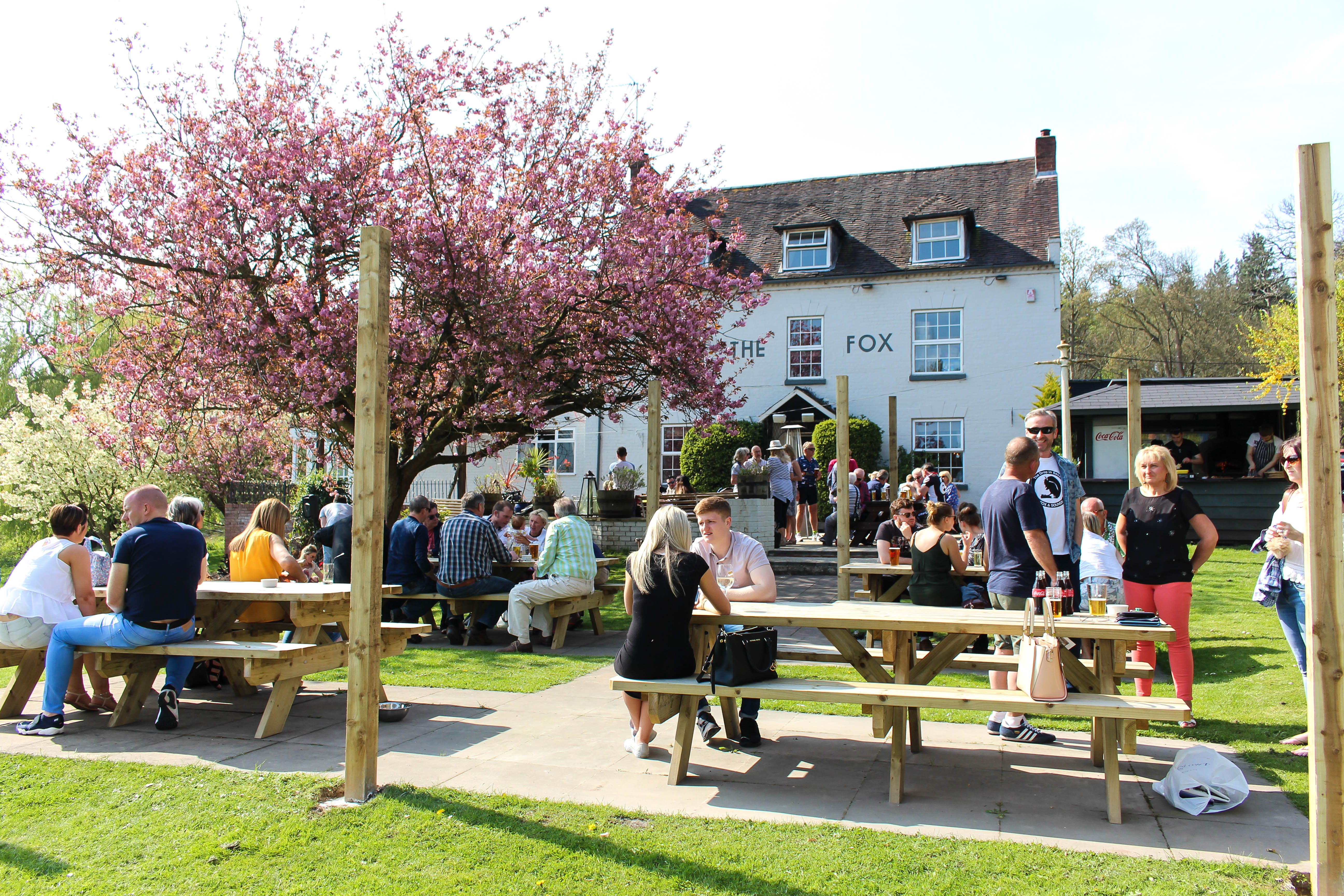 The fox inn outside seating